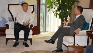 球王会平台董事长肖厚忠在京接见宏大建设集团领导一行